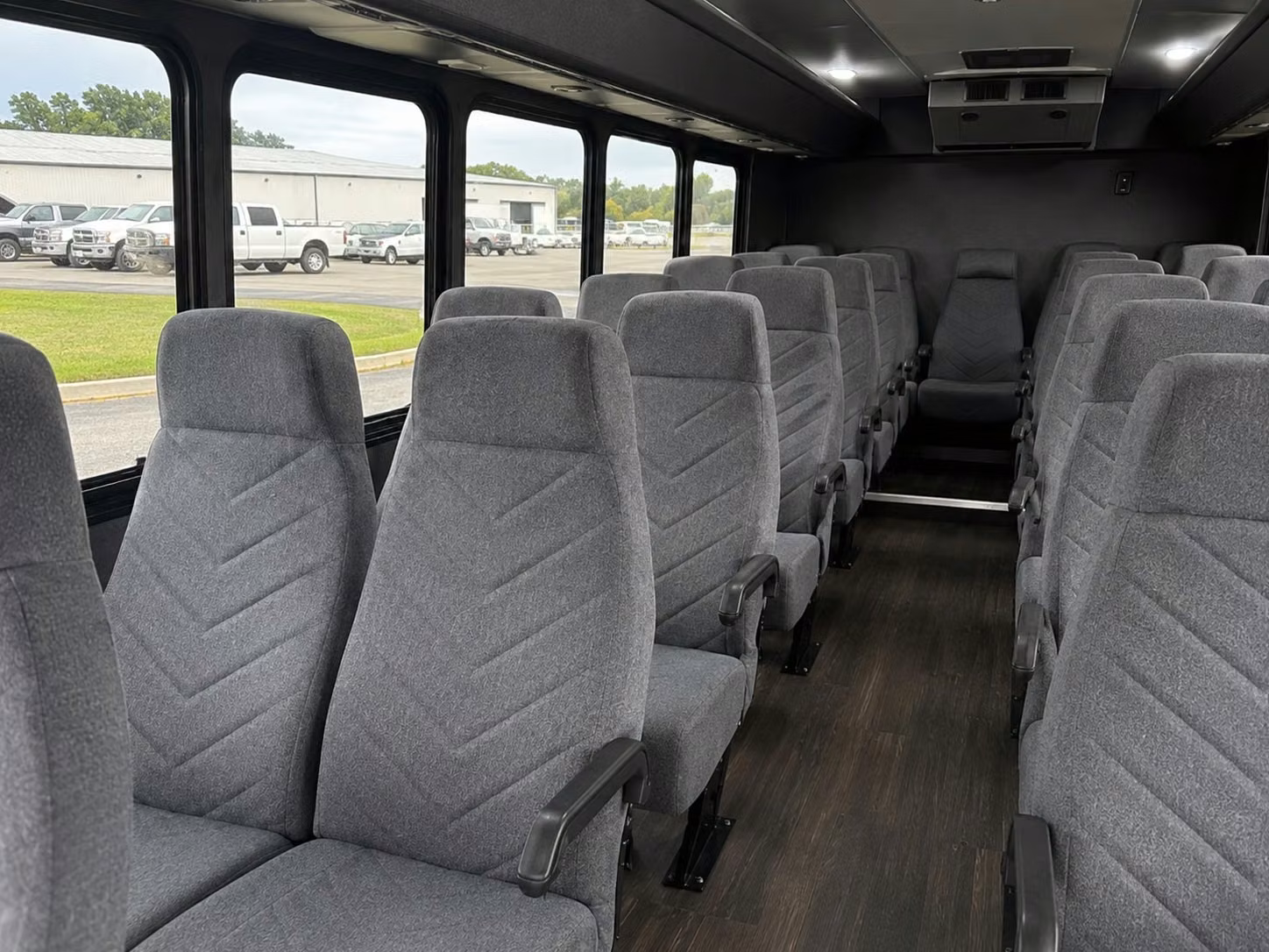 18 passenger minibus interior