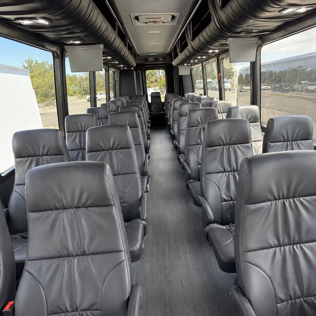 25 passenger minibus inside