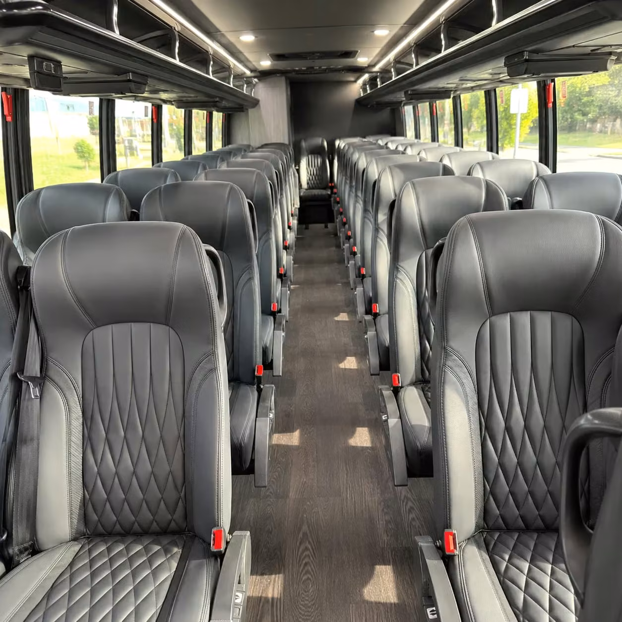 35 passenger minibus inside