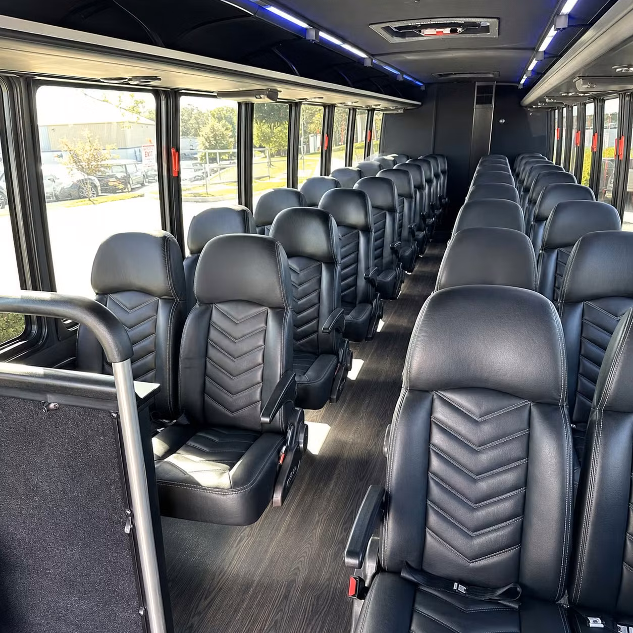 35 passenger minibus interior