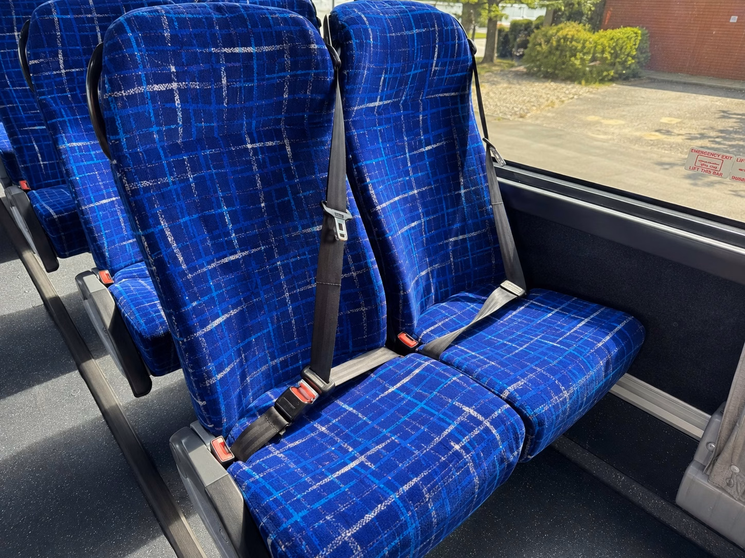 56 passenger charter bus interior
