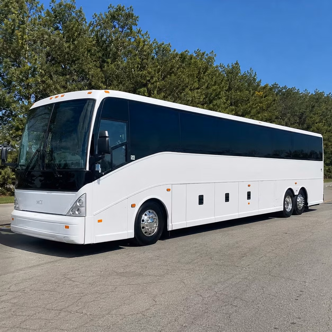 56 passenger charter bus