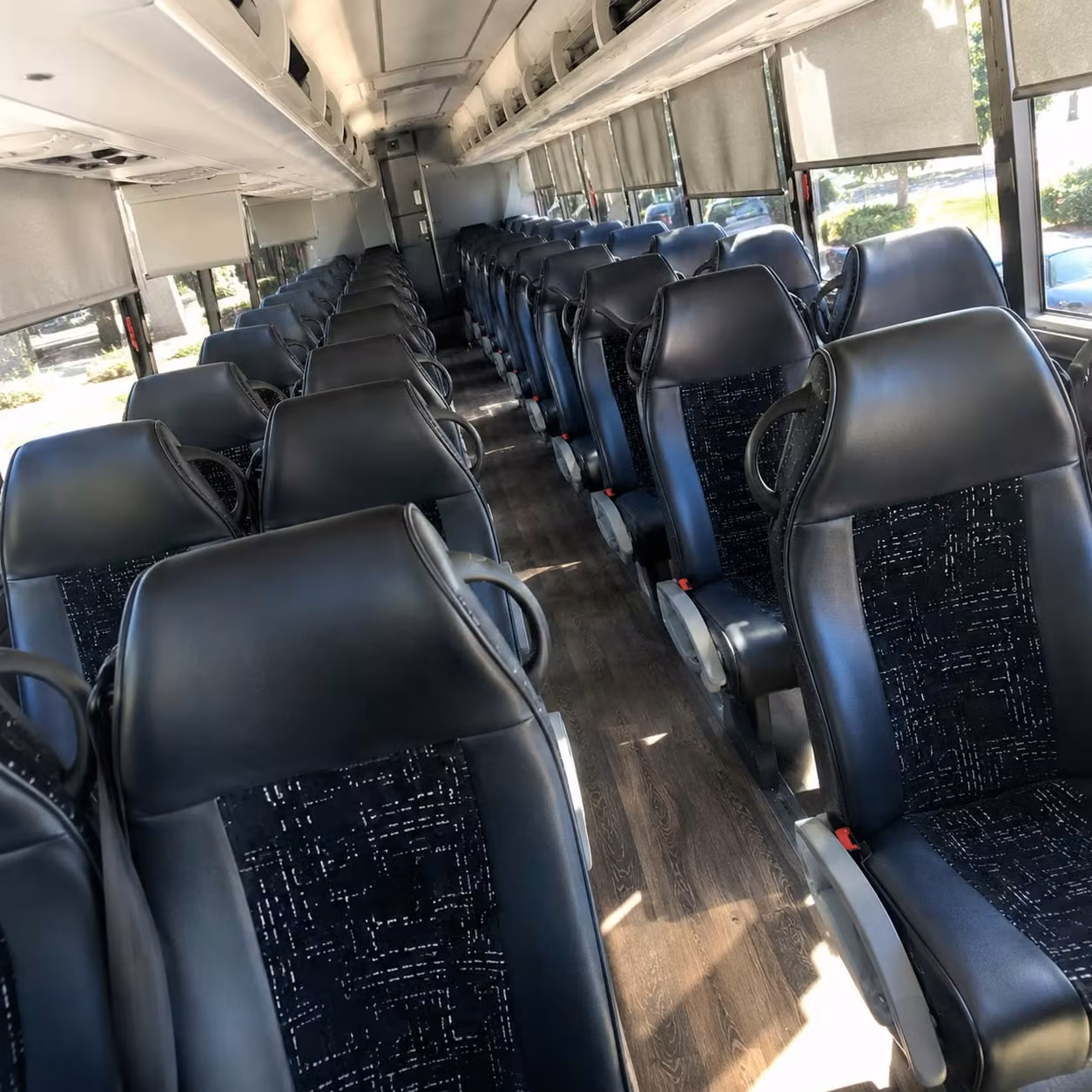 lowell charter bus interior